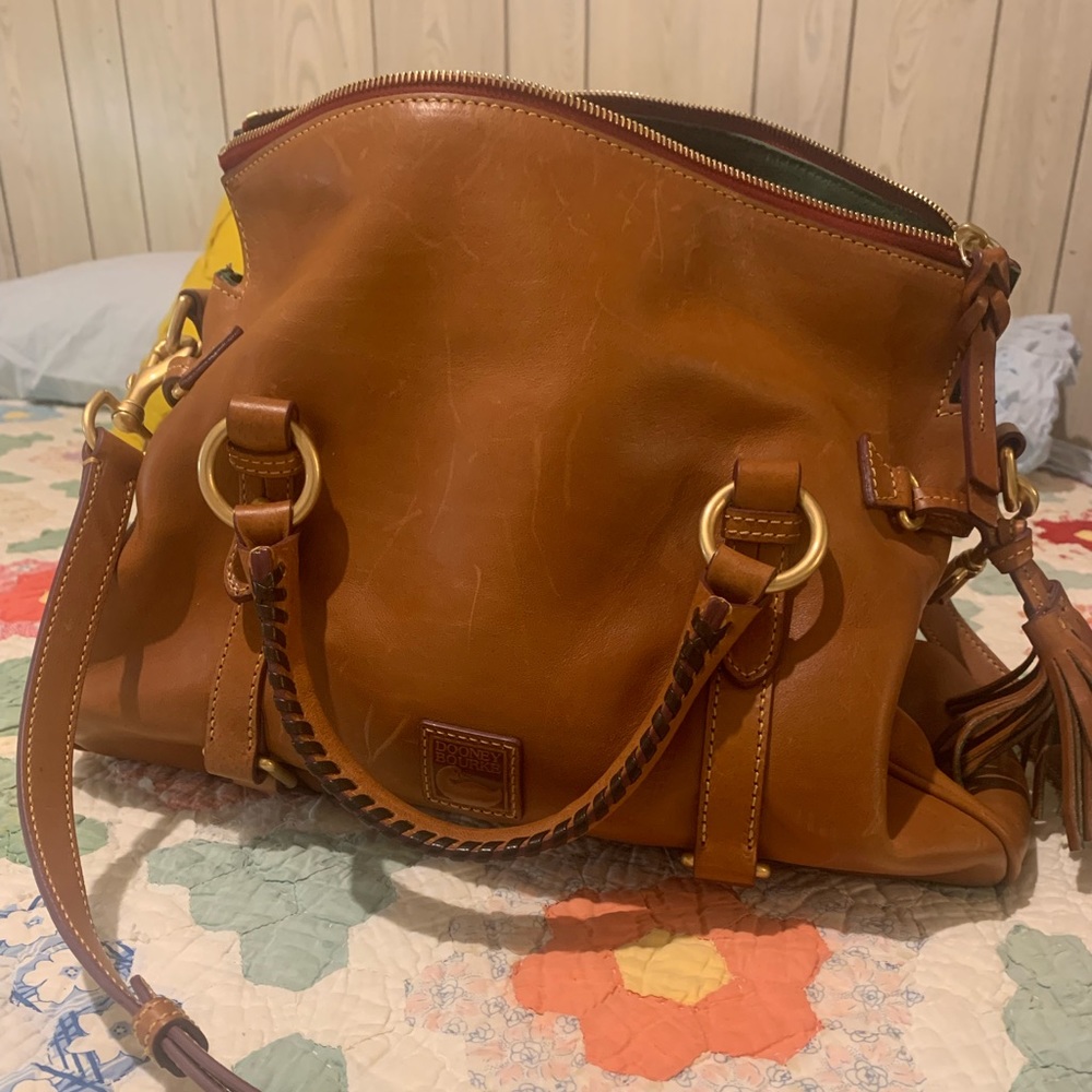 Dooney & Bourke Leather Satchel Floretine